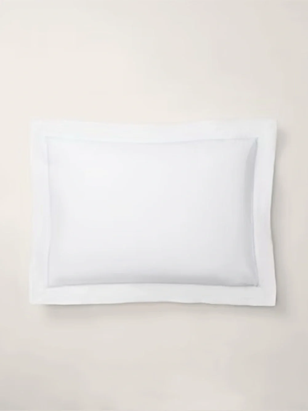 Ralph Lauren White Palmer Percale King Pillow Sham